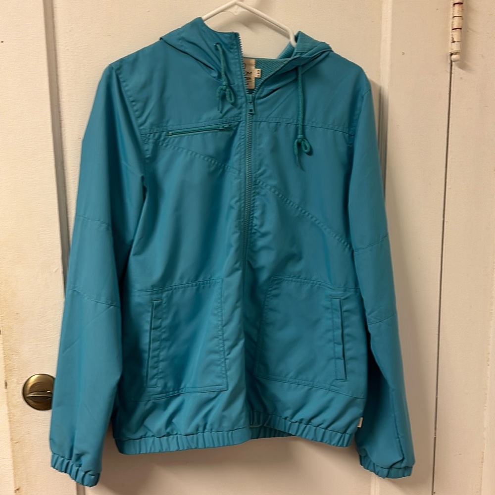 Volcom blue raincoat